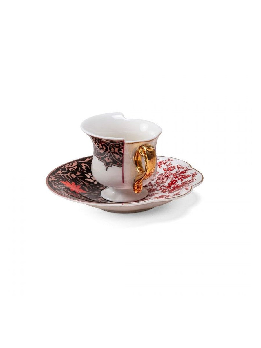 Set 2 Tazzine Da Caffè Con Piattino Hybrid-Sagala