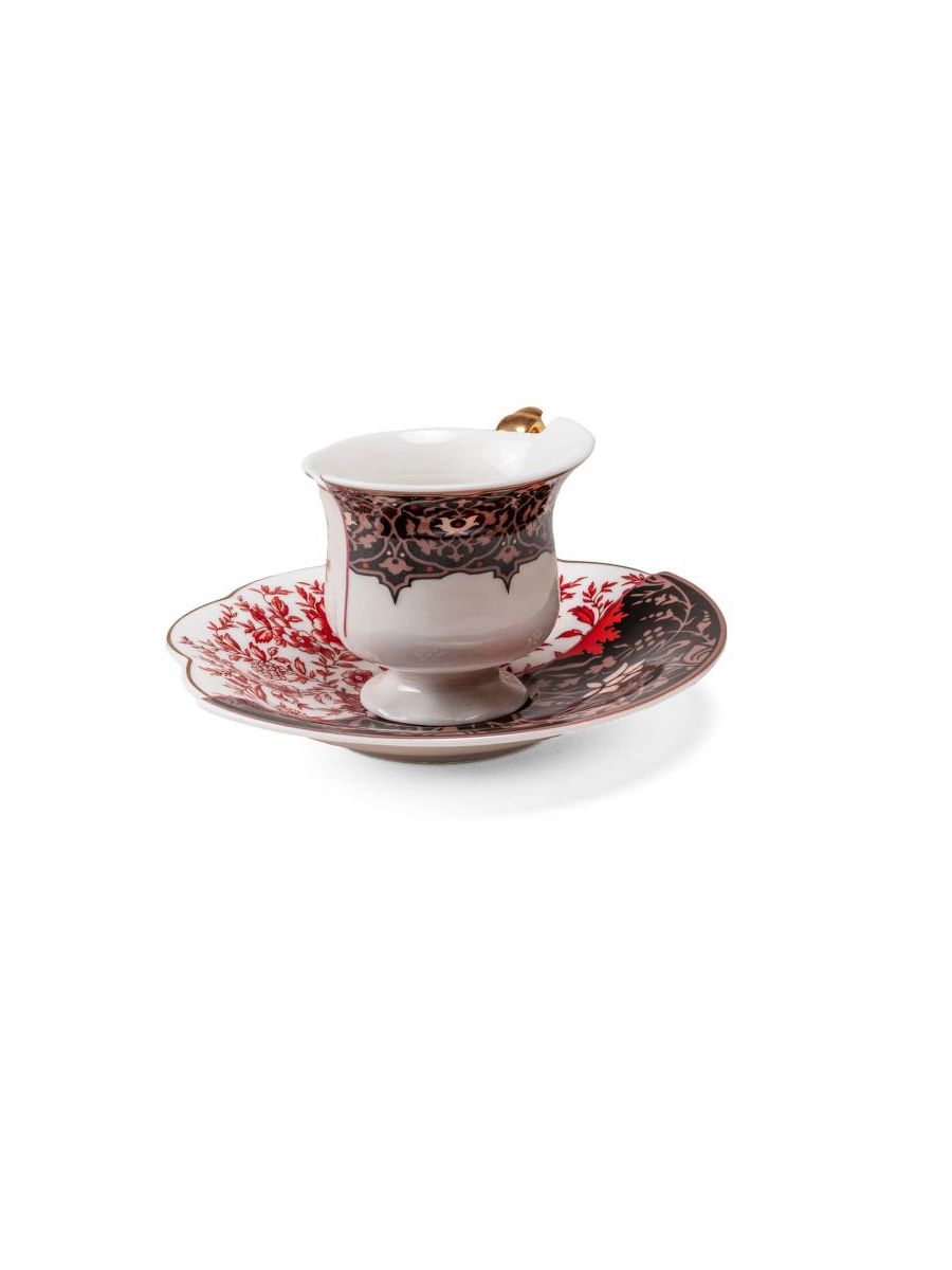 Set 2 Tazzine Da Caffè Con Piattino Hybrid-Sagala
