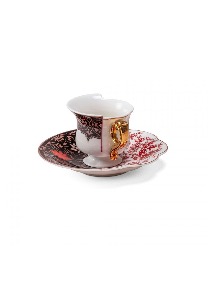 Set 2 Tazzine Da Caffè Con Piattino Hybrid-Sagala