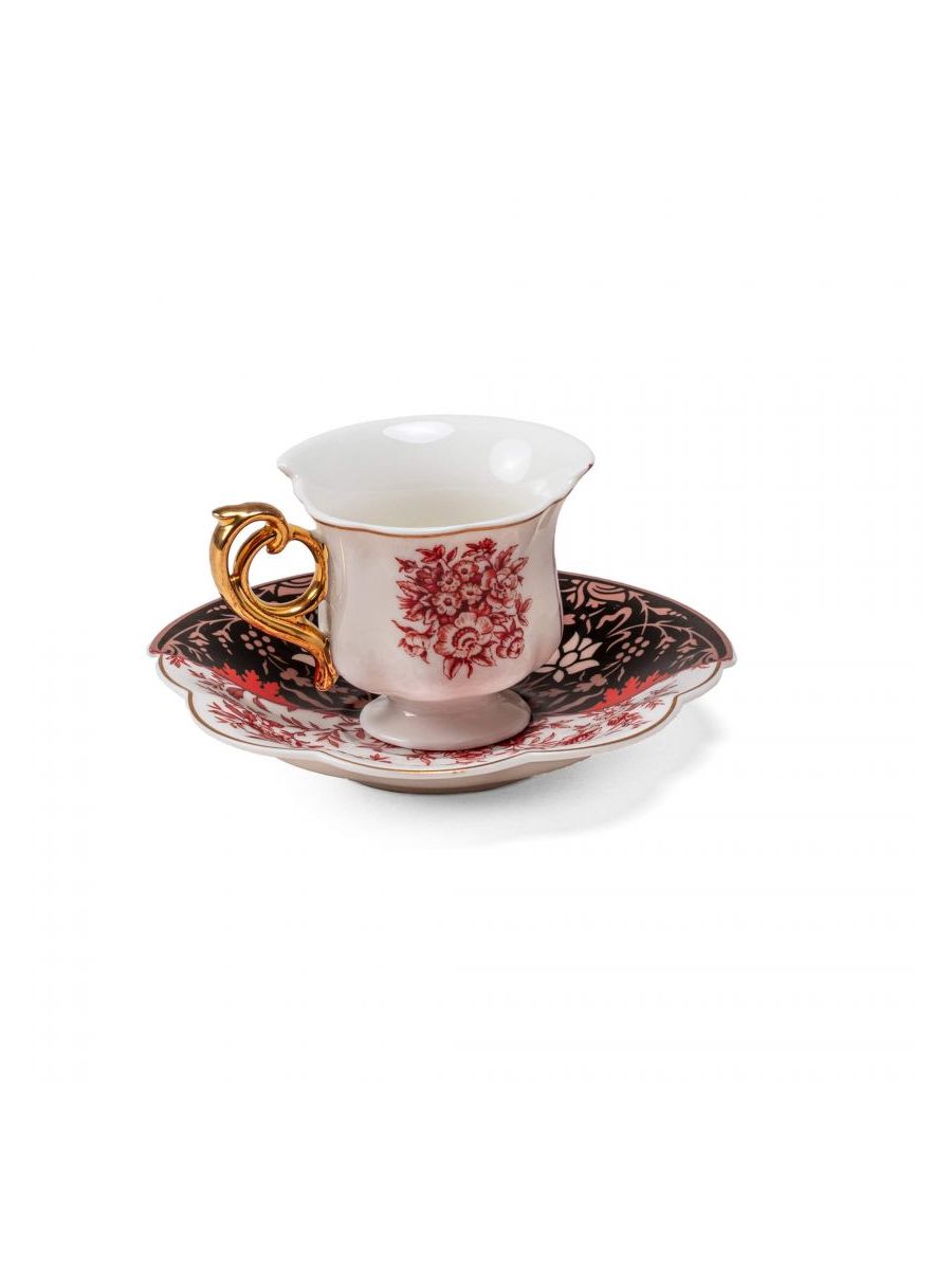 Set 2 Tazzine Da Caffè Con Piattino Hybrid-Sagala