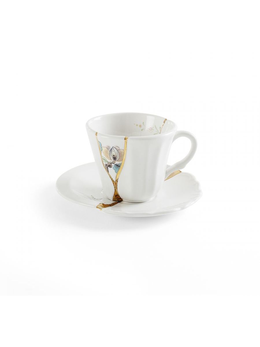 Tazzina Da Caffè Con Piattino Kintsugi-N`3
