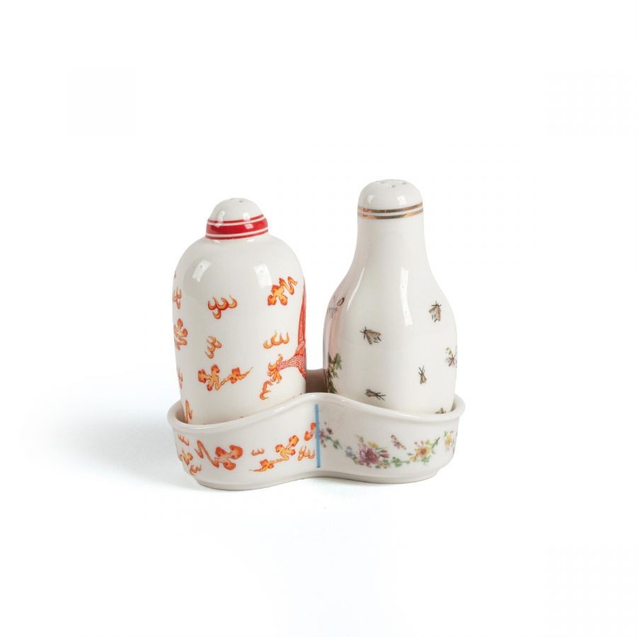 Set In Porcellana Per Spezie “Hybrid” Thea Cm 10X5,5X10