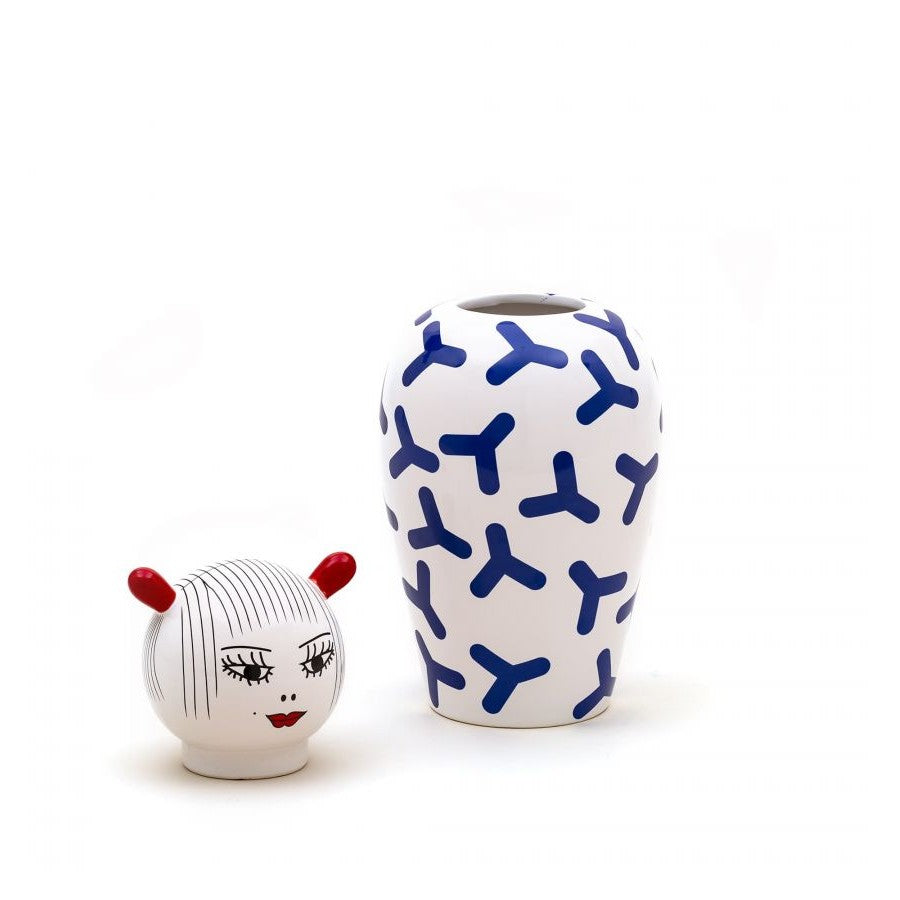 Vaso In Dolomite Con Coperchio Le Canopie-Zoé