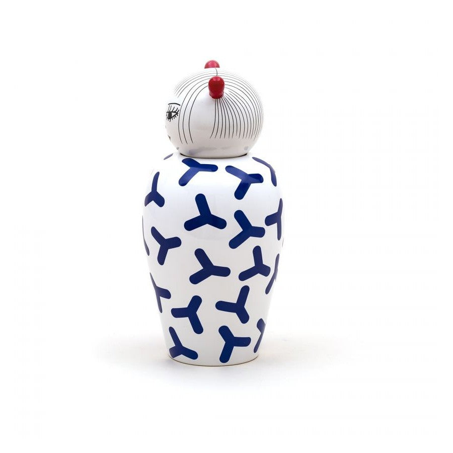 Vaso In Dolomite Con Coperchio Le Canopie-Zoé