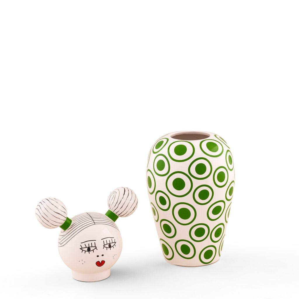 Vaso In Dolomite Con Coperchio Le Canopie-Izumi