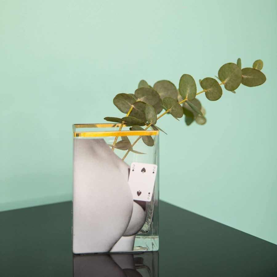 Vaso In Vetro Toiletpaper - Two Of Spades