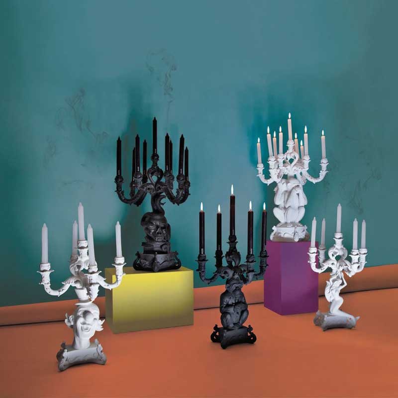 Candelabro 5 Braccia Burlesque - Le Sirene Seletti