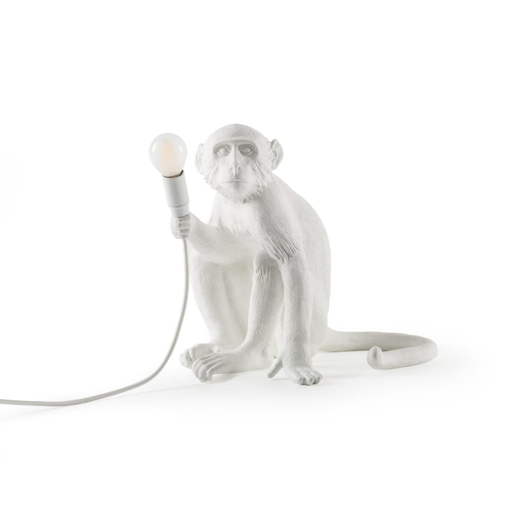 Lampada In Resina Monkey Lamp - Seduta