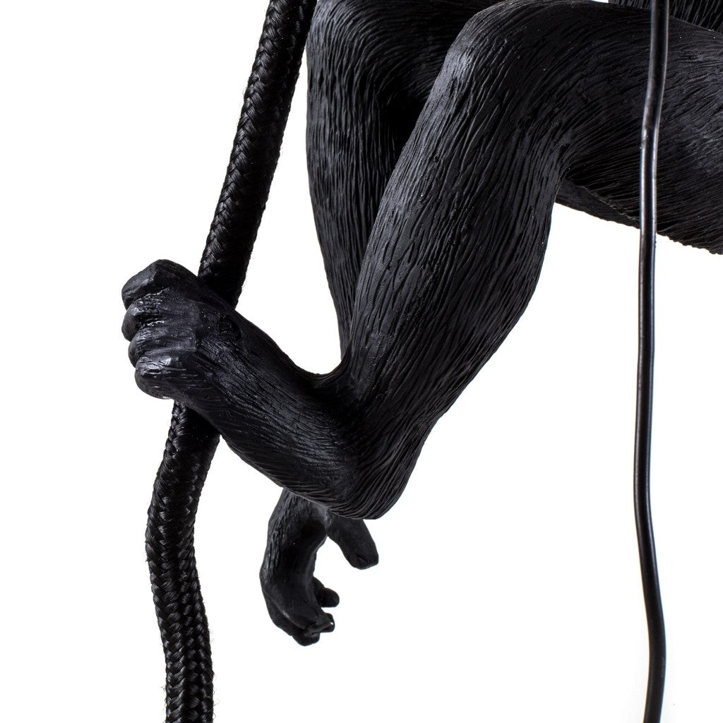 Lampada In Resina Monkey Lamp-Outdoor-Black Seletti