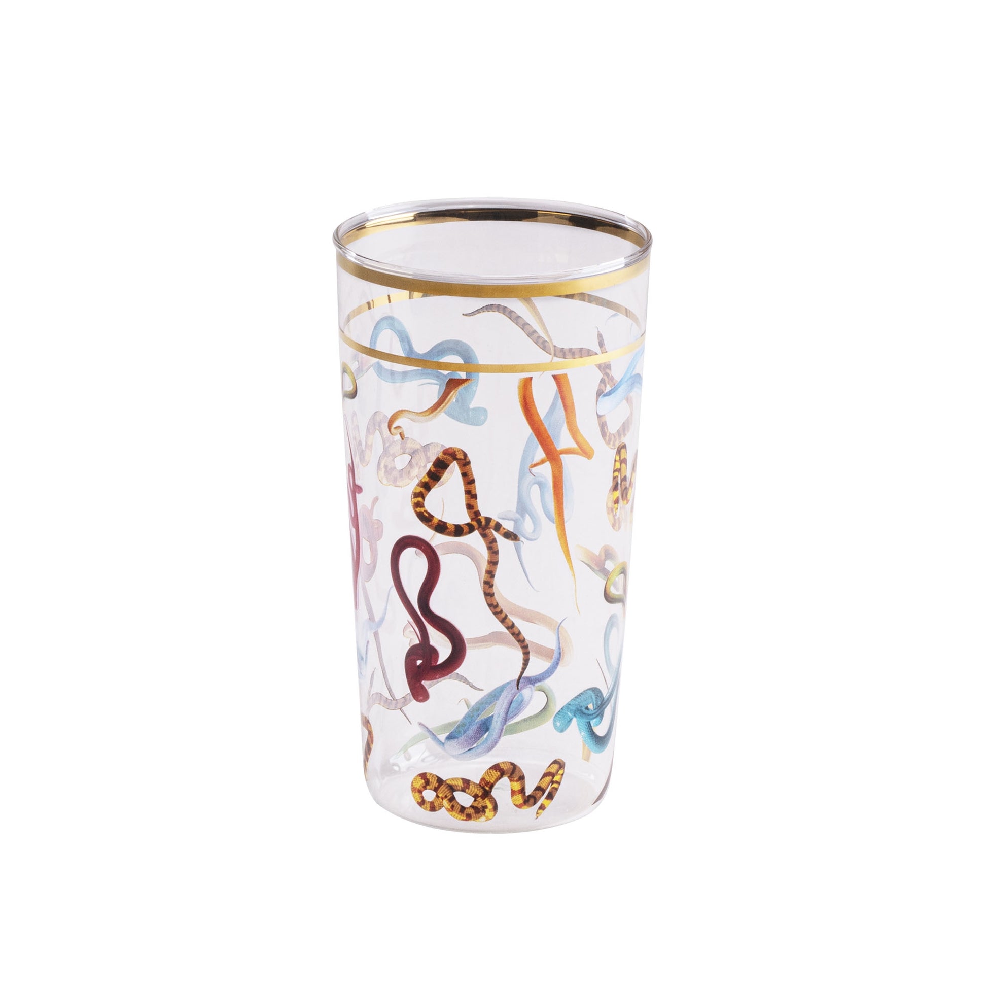 Set 2 Bicchieri In Vetro Toiletpaper - Snakes Seletti