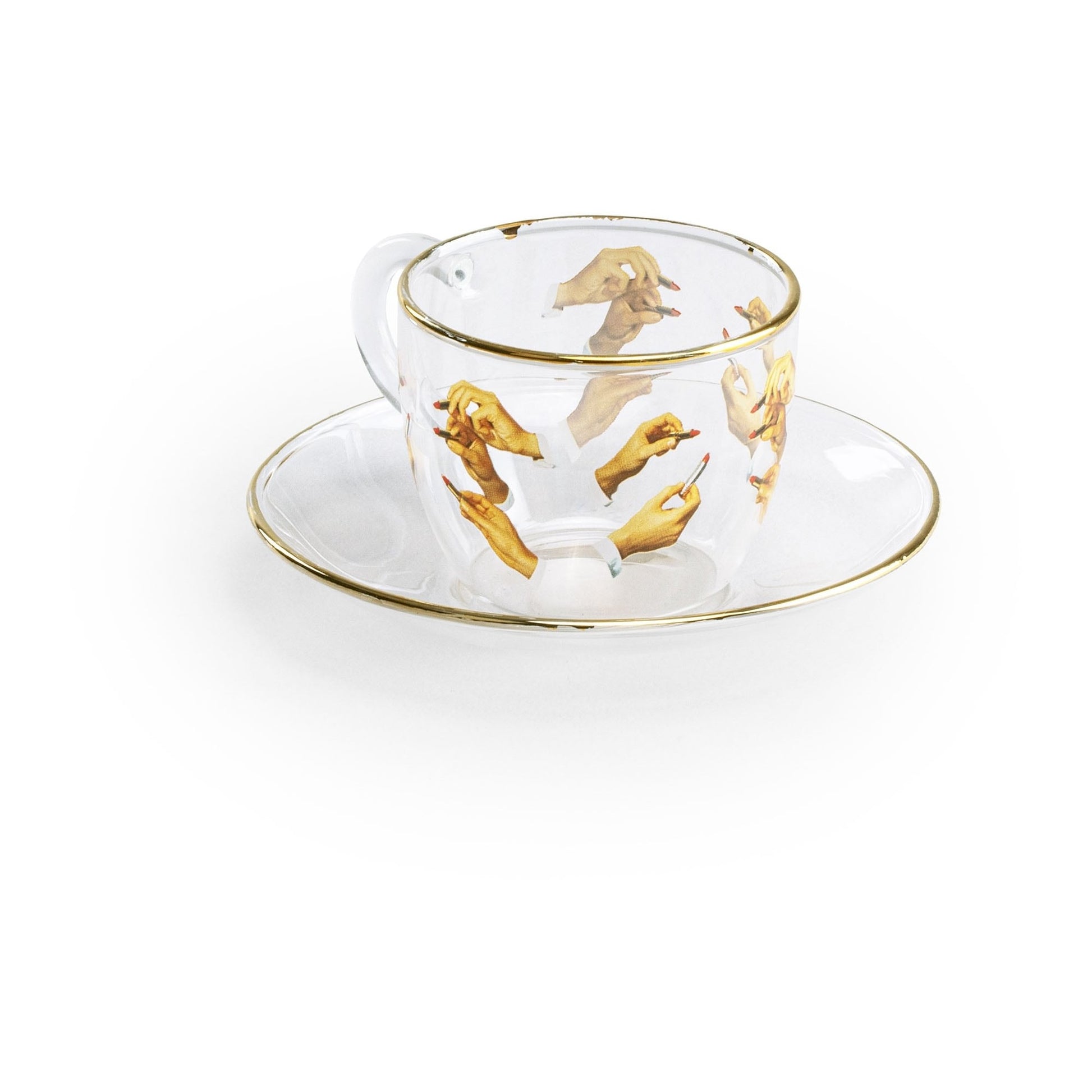 Set 2 Tazze Caffe Toiletpaper -Lipsticks Seletti