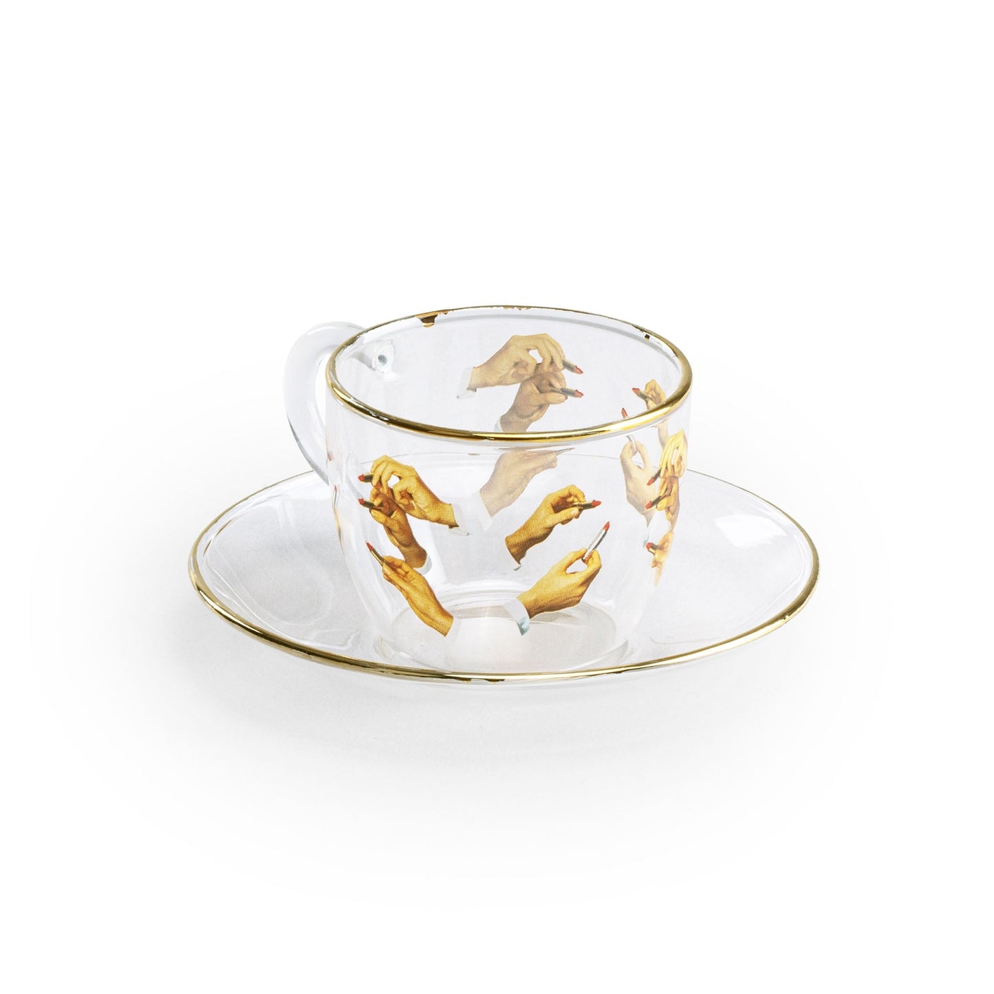 Set 2 Tazze Caffe Toiletpaper -Lipsticks Seletti