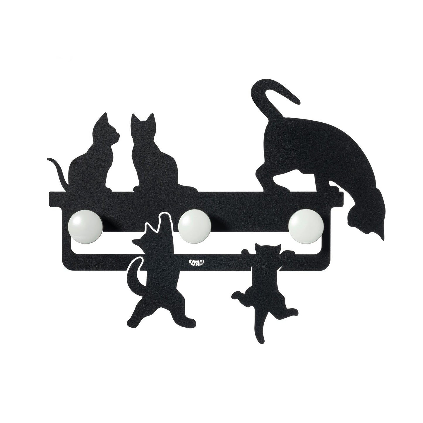 Piccolo appendiabiti a muro di design Cattitude Arti E Mestieri