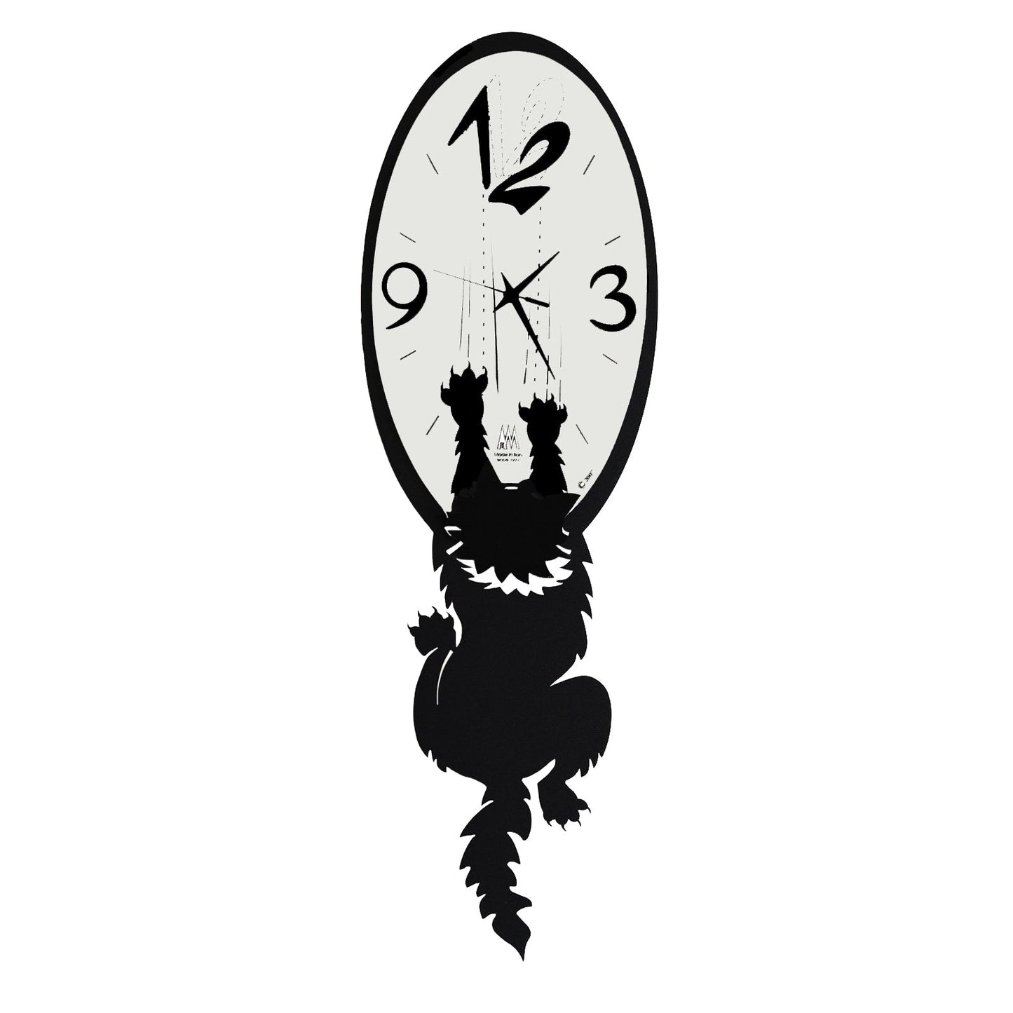 Orologio da parete particolare e divertente Crazy Tommy Arti E Mestieri