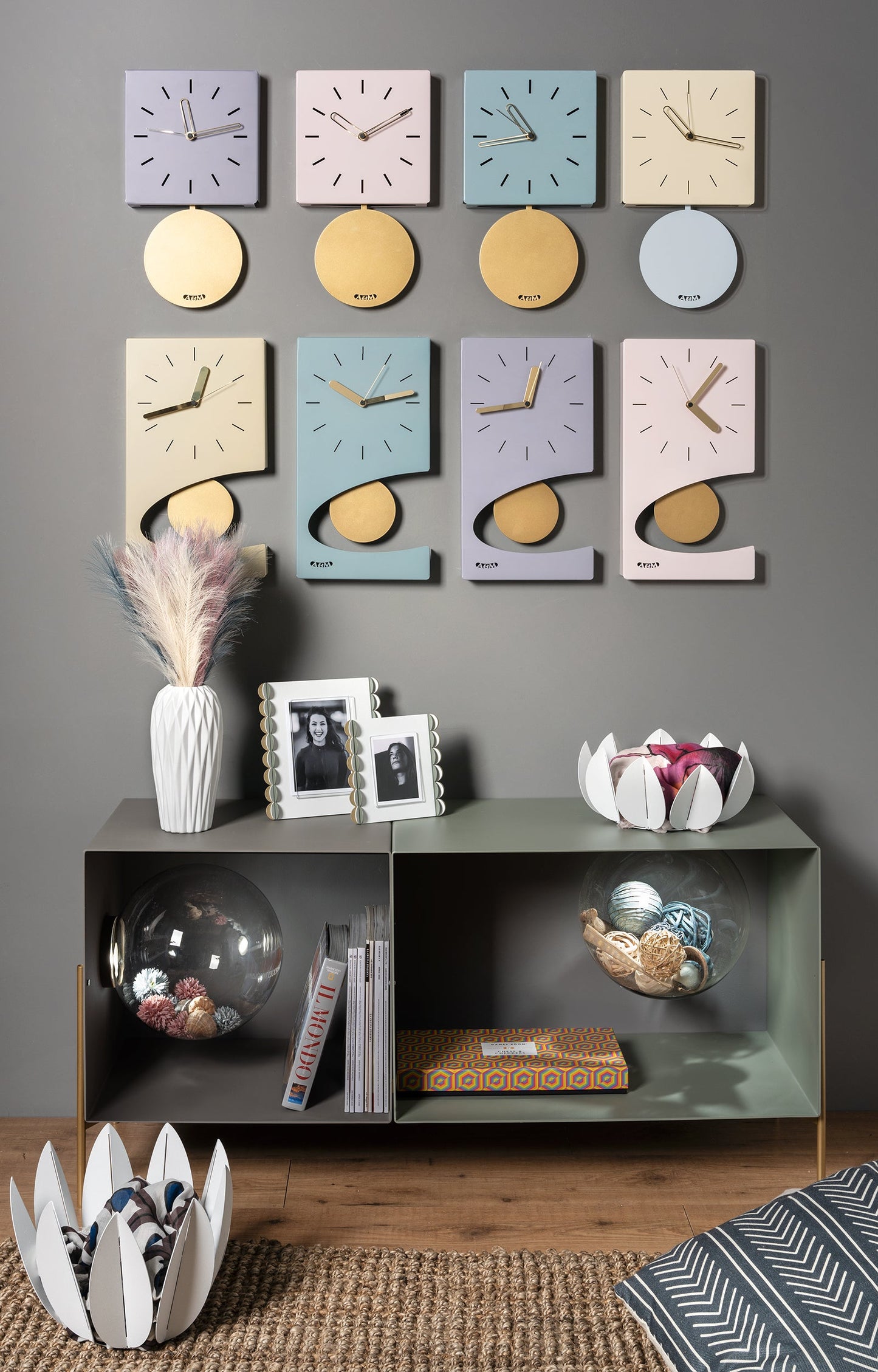 Orologio da parete di design Grace pendolo Arti E Mestieri