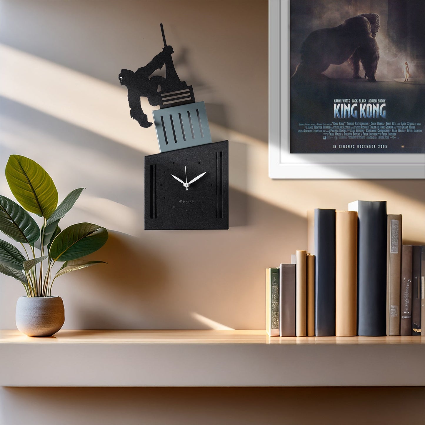 Orologio da parete di design King Kong Arti E Mestieri