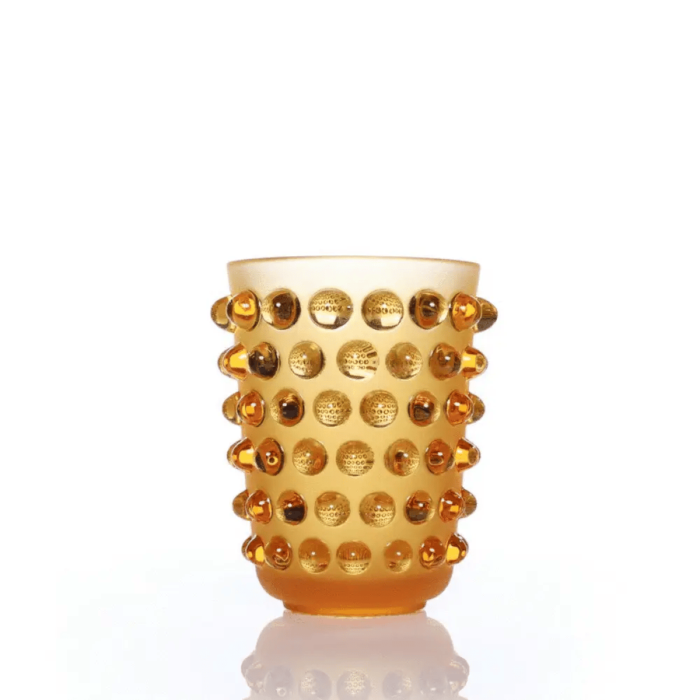Iconic Mossi Vase Crystal Ambra