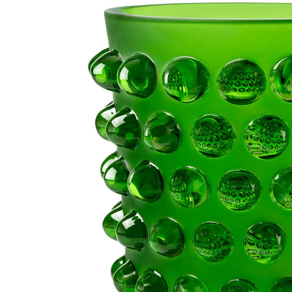 Iconic Mossi Vase Crystal Verde