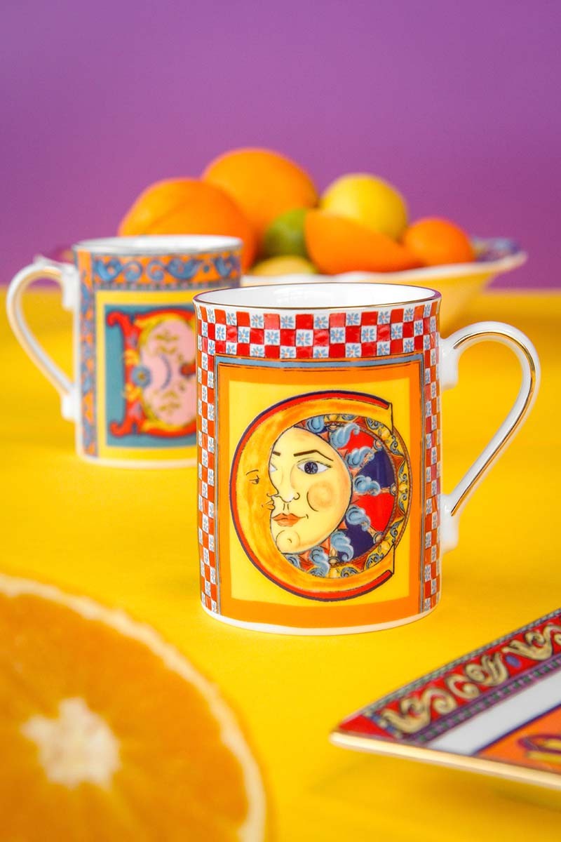 Mug Porcellana - Ortigia Lettera I