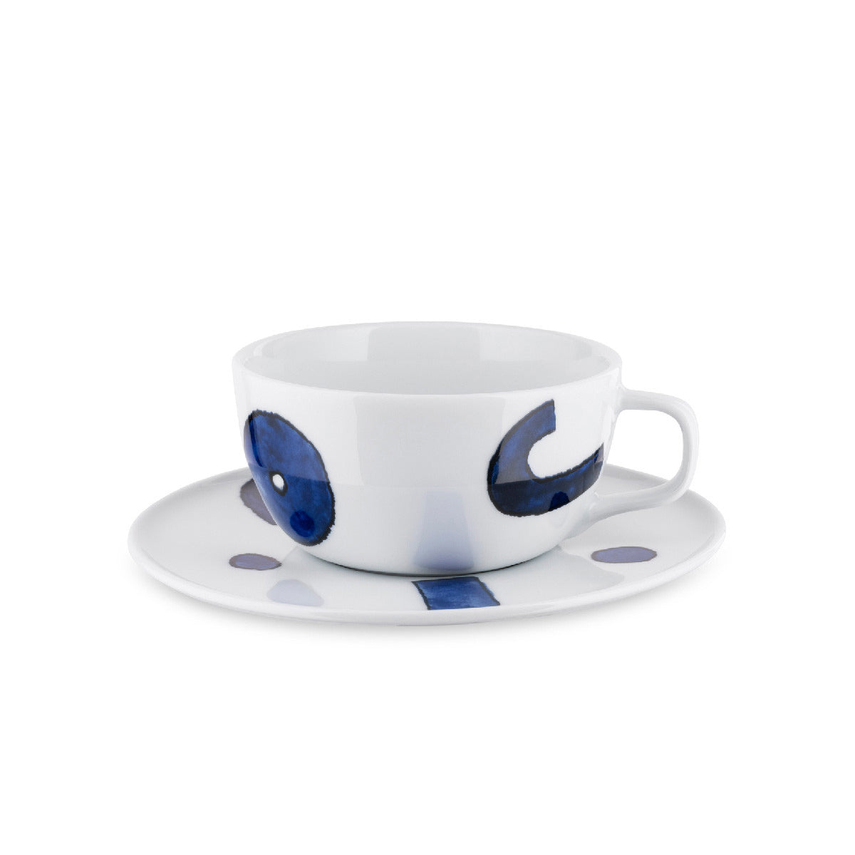 Set 4 Tazze Te e Piattini Yunokiware