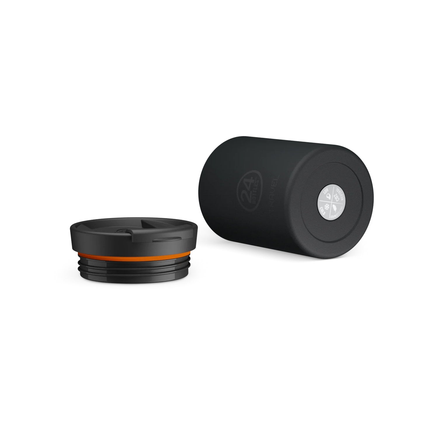 Travel Tumbler 350 Stone Tuxedo Black 24bottles