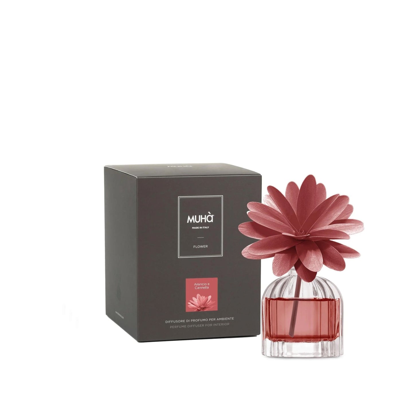 Flower 60Ml Rosso Arancio E Cannella Muha