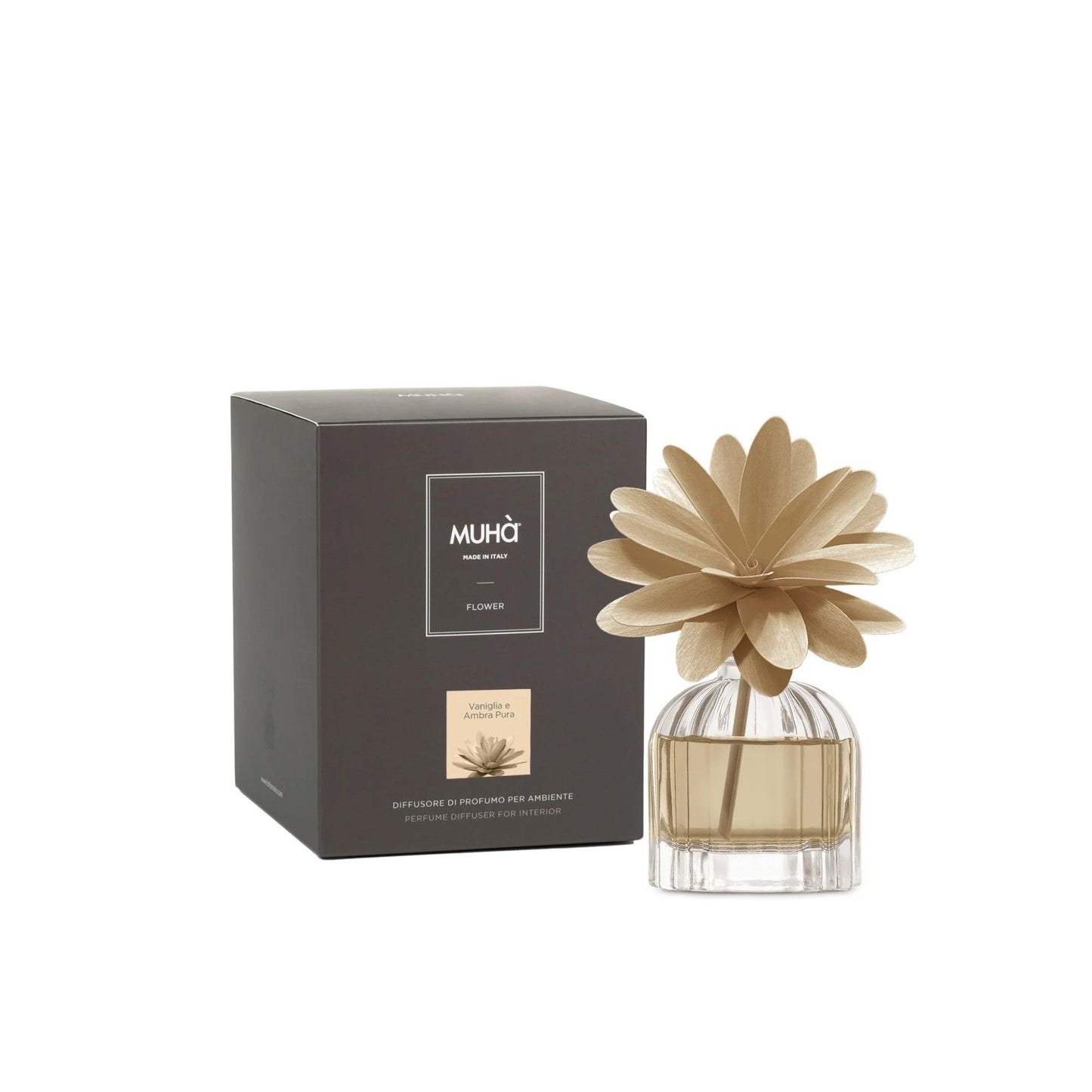 Flower 60Ml Natural Vaniglia E Ambra Pura Muha
