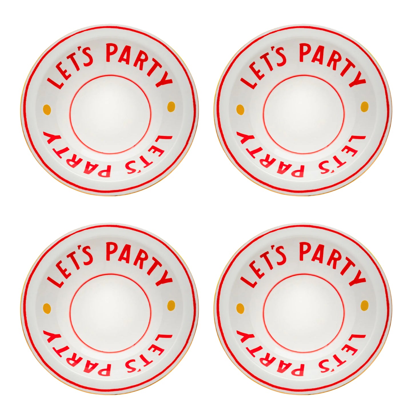 Set 4 ciotole Let`s Party Bitossi Home