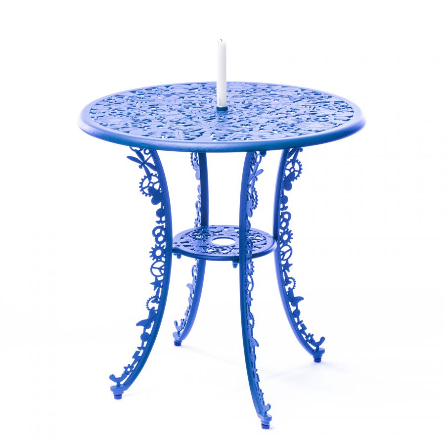 Tavolino in Alluminio industry BLU
