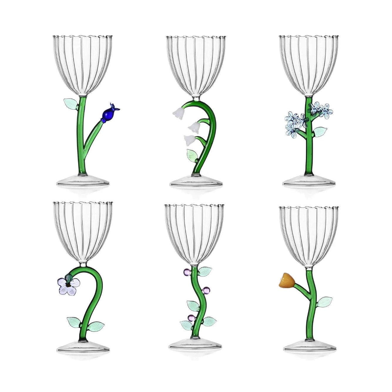 Set 6 calici Floral Ichendorf