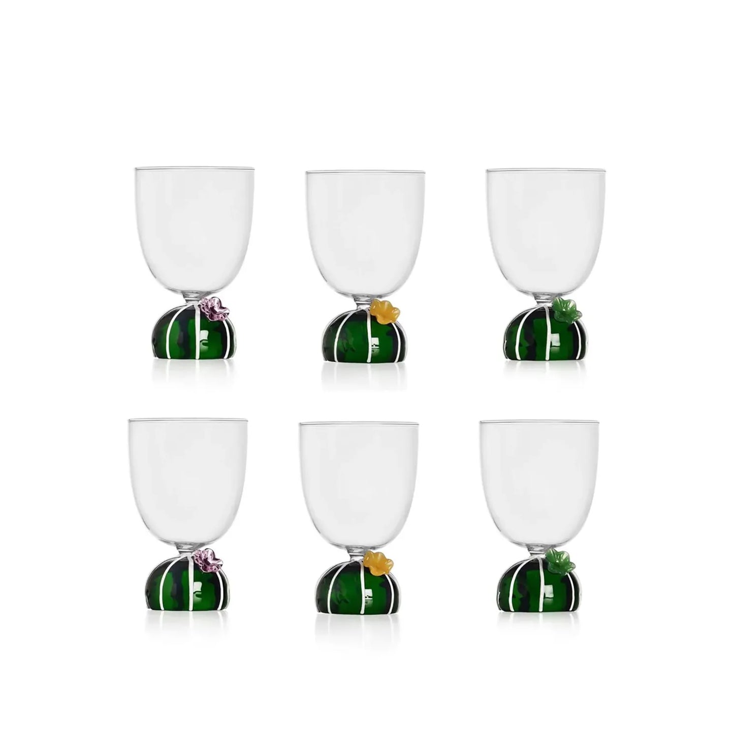 Set 6 bicchieri cactus