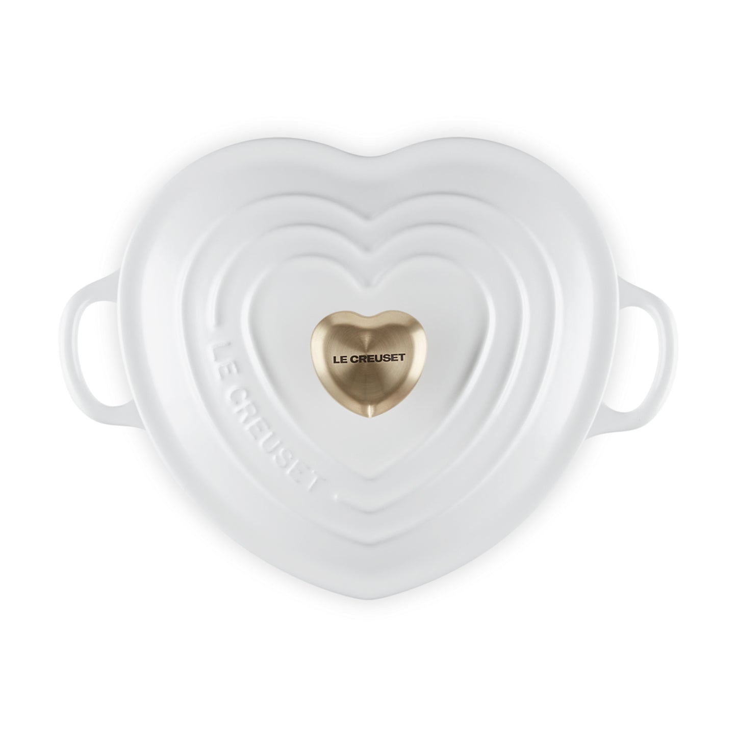 Cocotte a cuore in ghisa vetrificata con pomello a cuore 20 cm Le Creuset