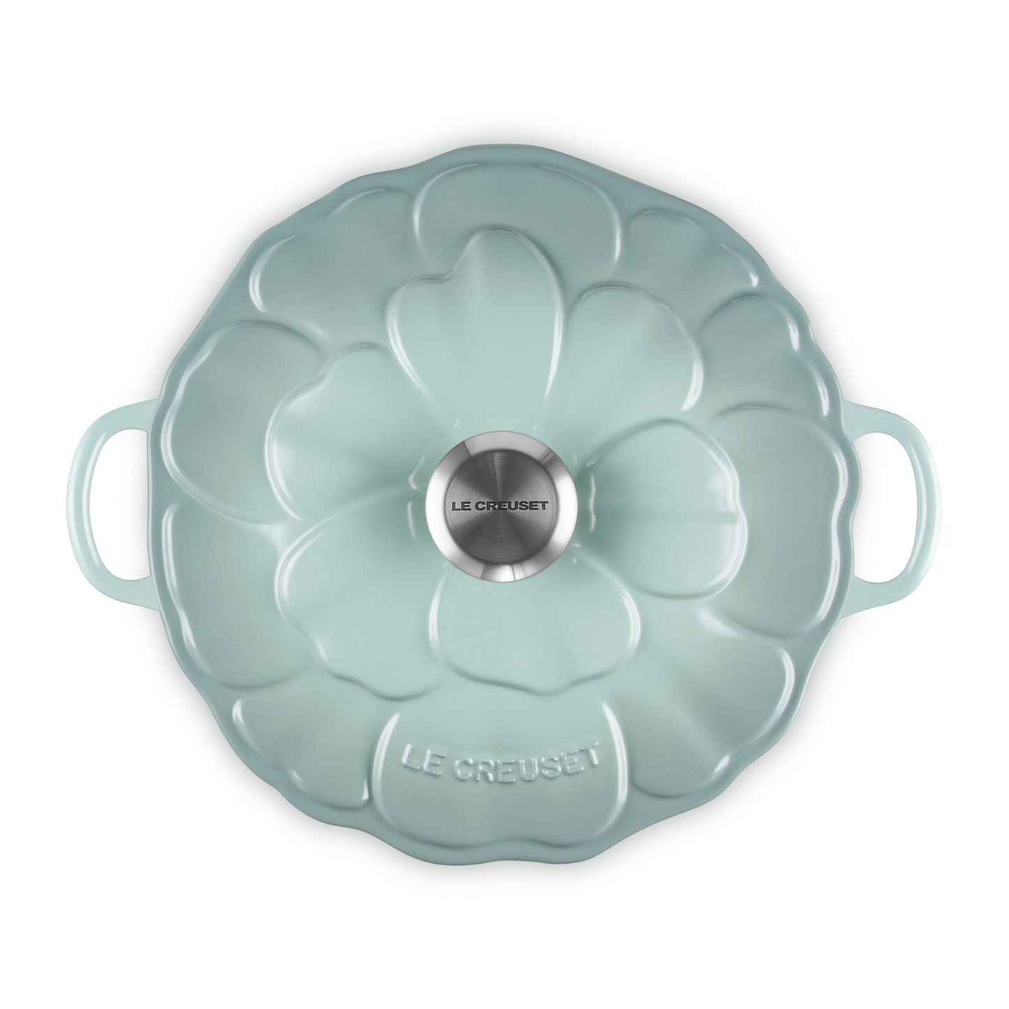 Tegame basso con coperchio a fiore in ghisa vetrificata 26 cm Le Creuset