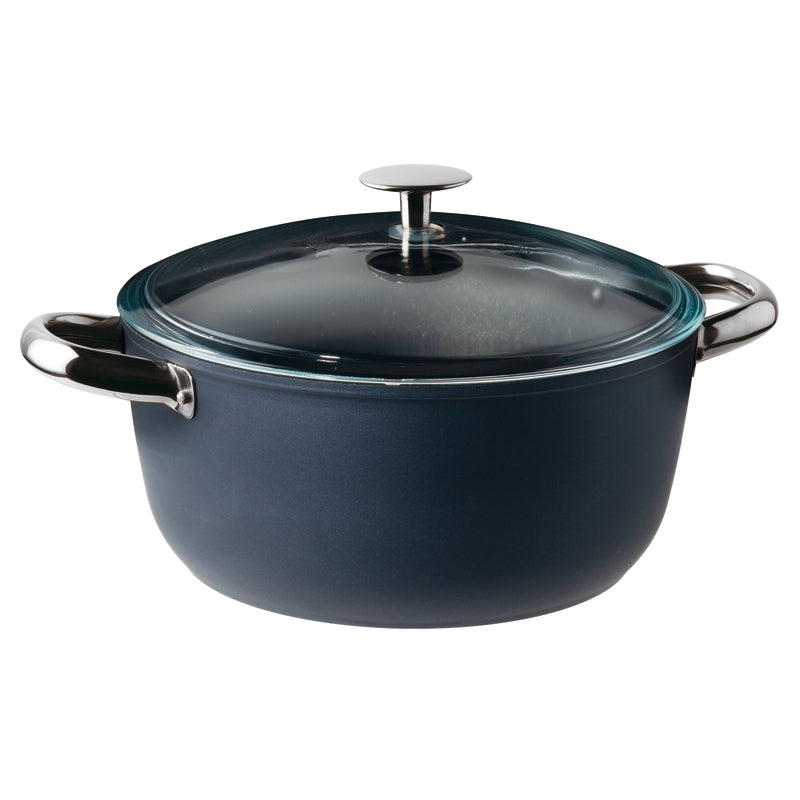 Casseruola Alta 2 Maniglie 24 Cm Midnight Blue