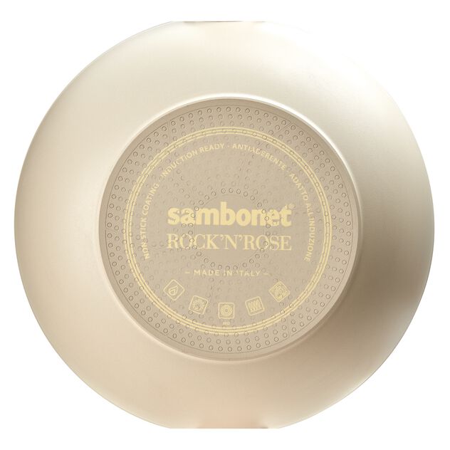 Wok 1 manico Rock N`Rose Rotondo 28 Sambonet