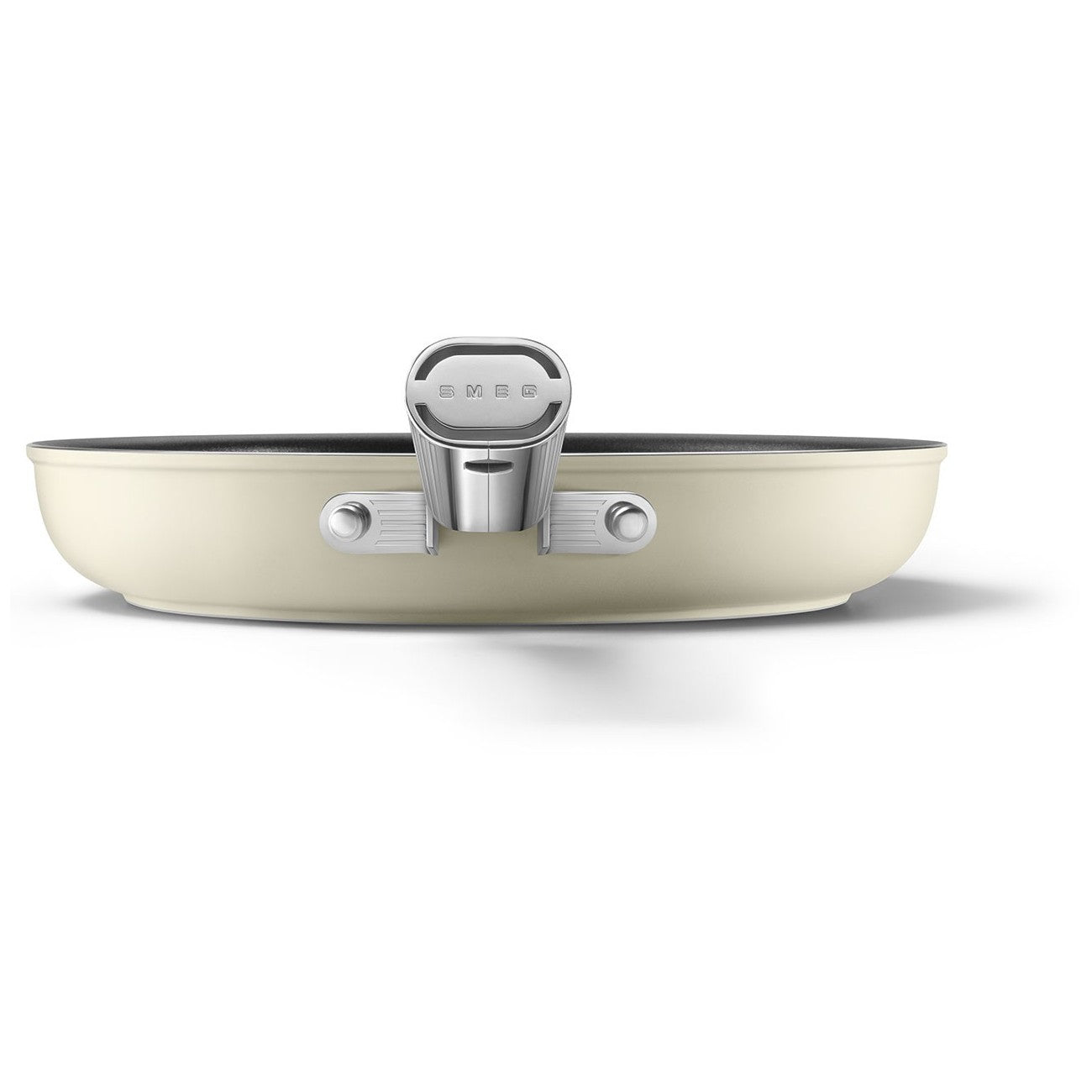 Padella Antiaderente - 28 cm Panna Stile Anni 50 Smeg