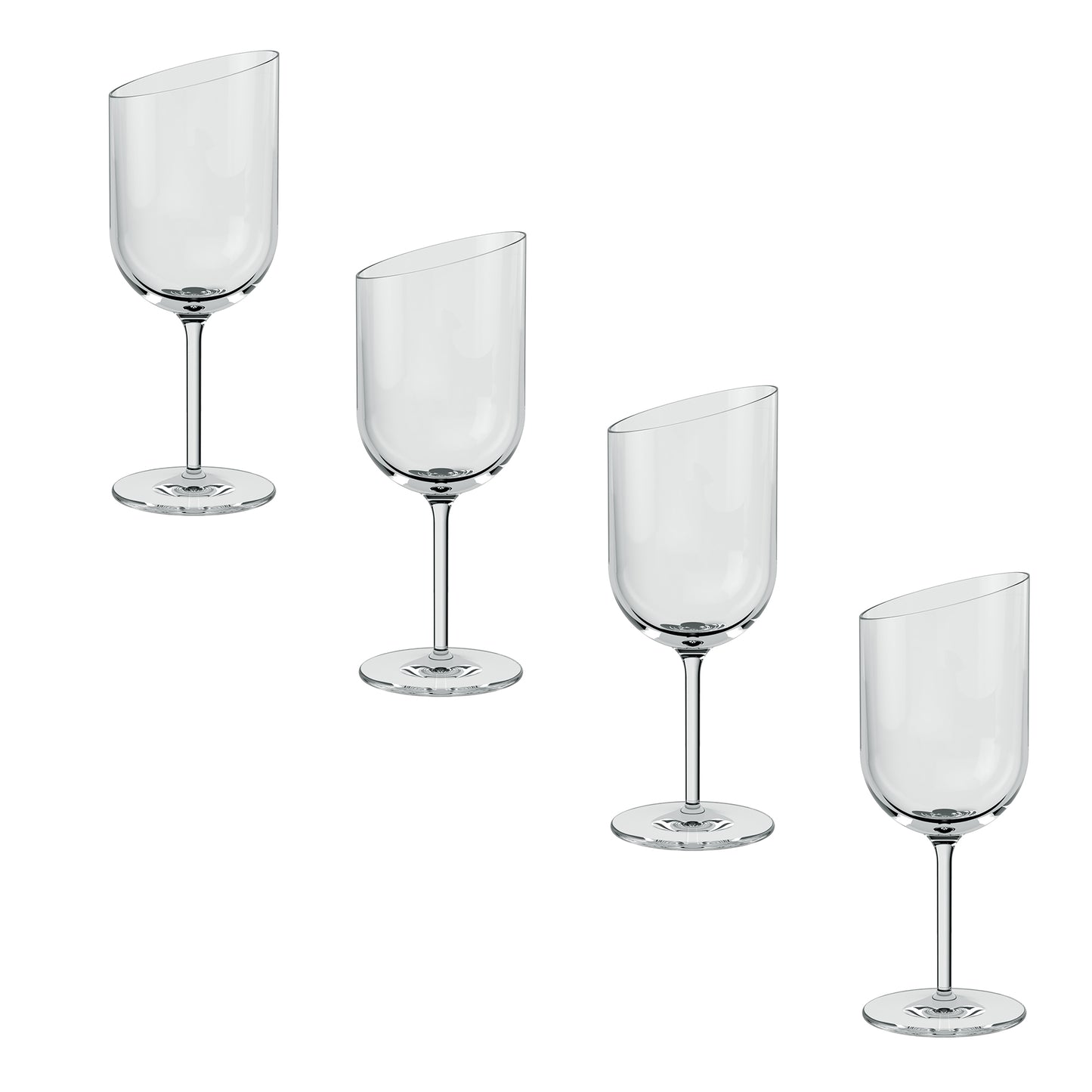 New Moon Set 4 Bicchieri da vino rosso