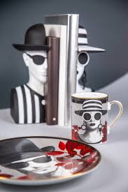 Fermalibro Mr. Black & Mrs. White - H. 26 Cm