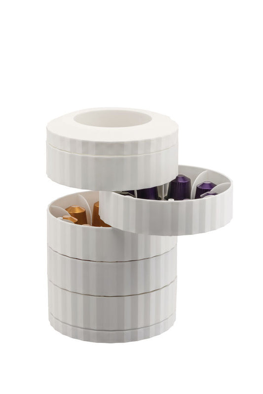 Portacapsule di caffè espresso Plissé Alessi