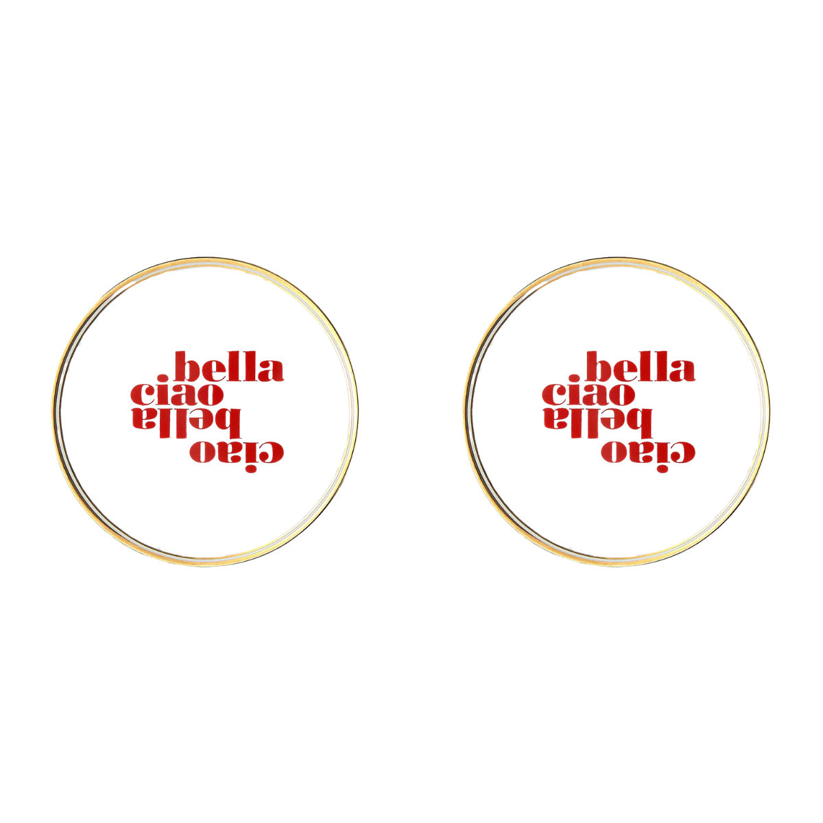 Set 2 Piatti Ciao Bella