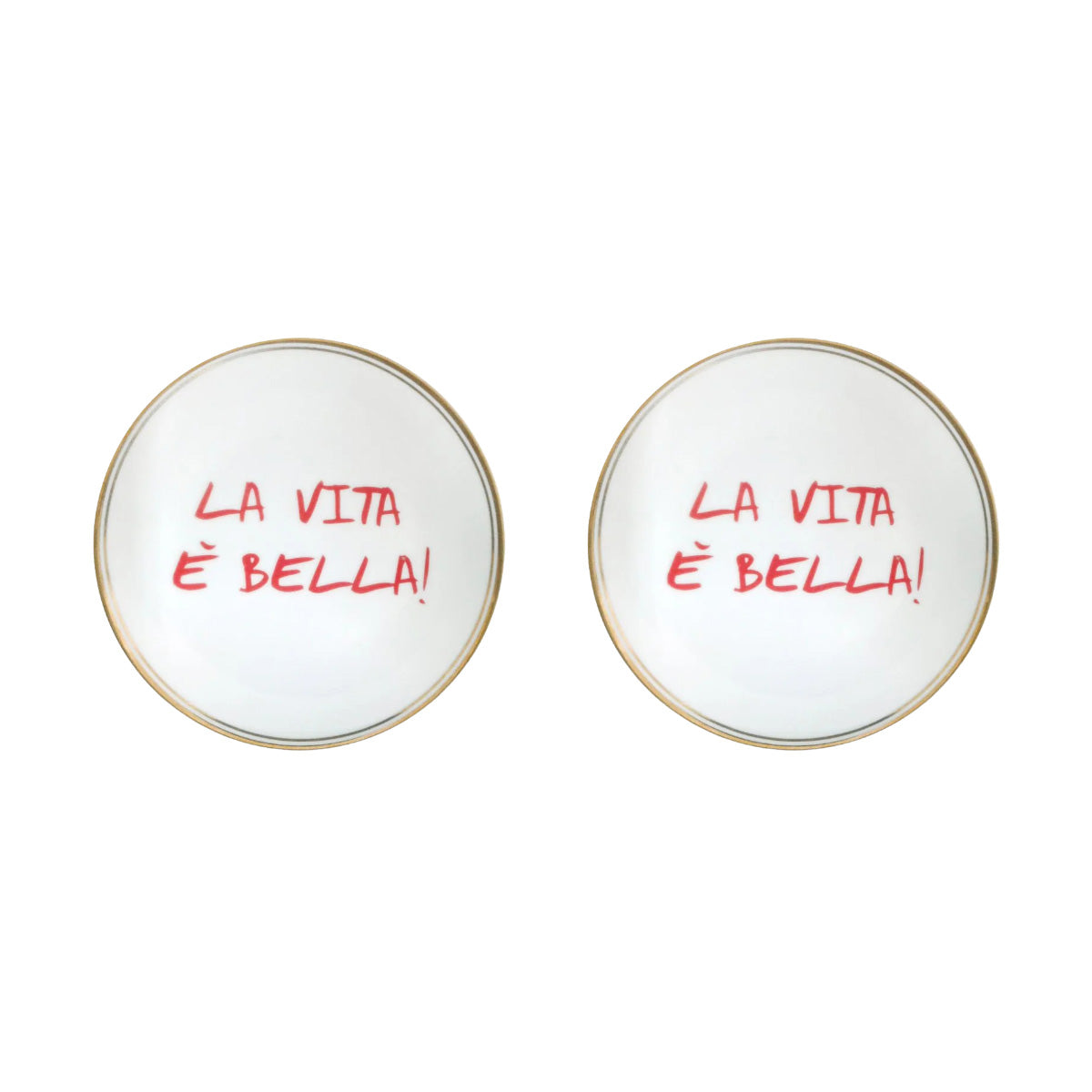 Set 2 Piatti La vita è bella