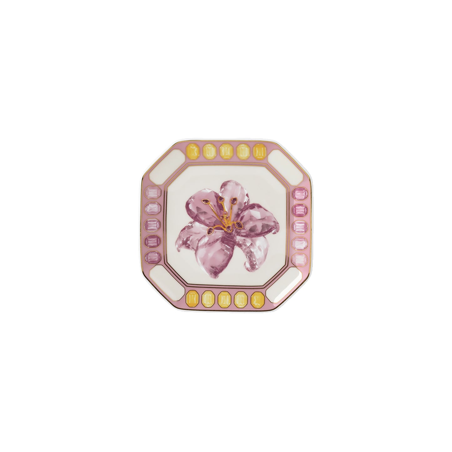 Coppa 11X11 Cm Swarovski Idyllia Pink Lily