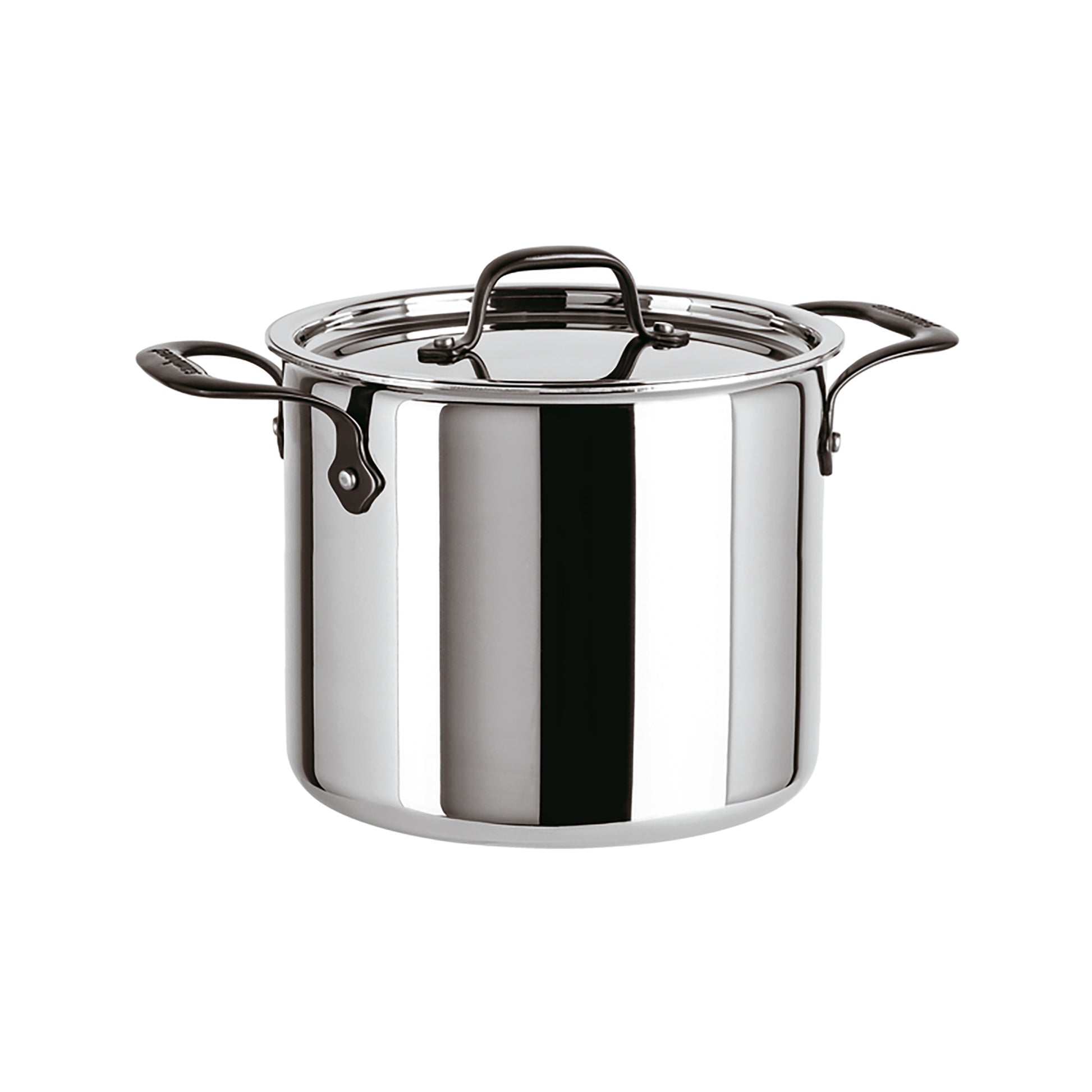 Pentola Alta Cm 20 Con Coperchio H 16 Home Chef Inox  Sambonet