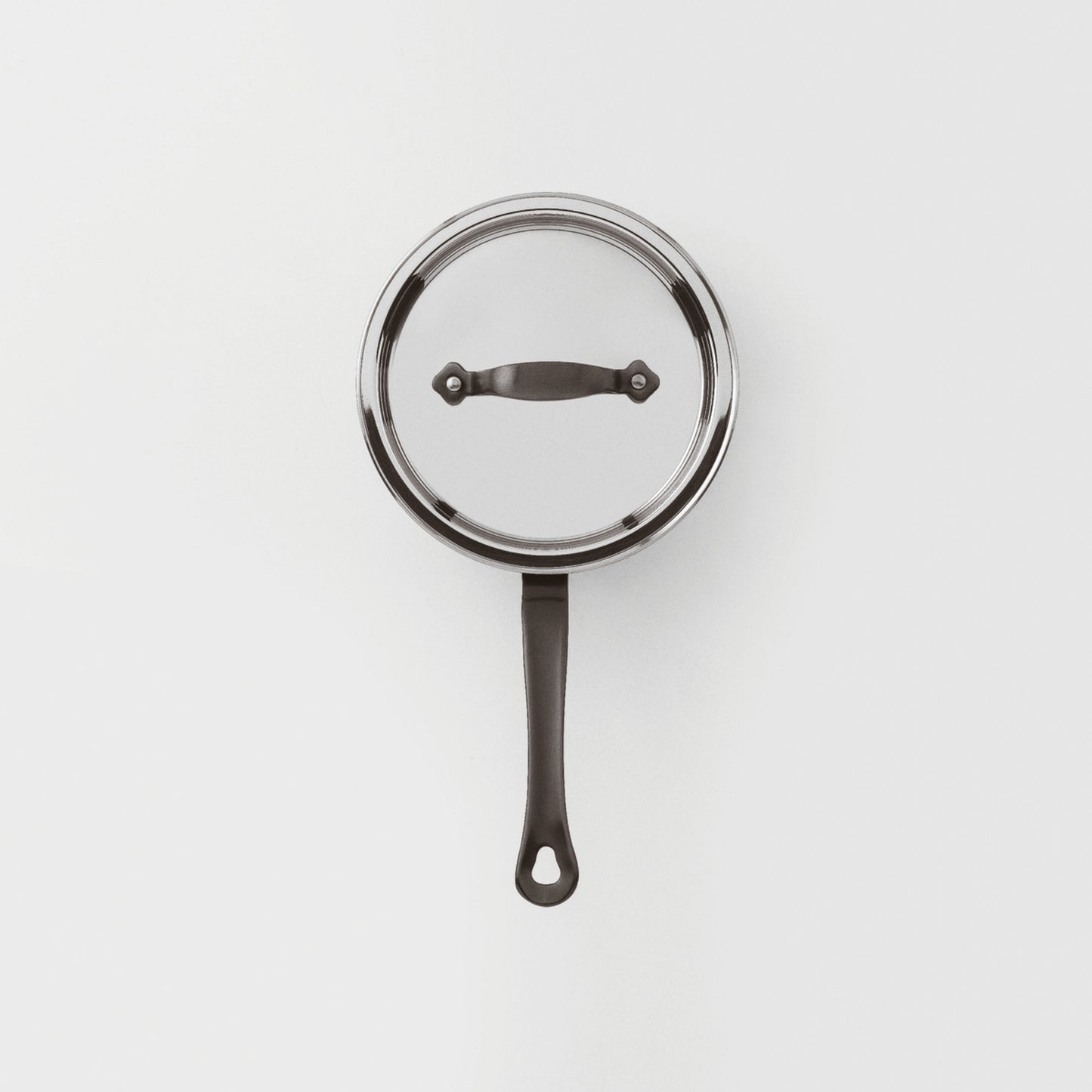 Casseruola Alta 1 Manico Con Coperchio Cm 18 Home Chef Inox