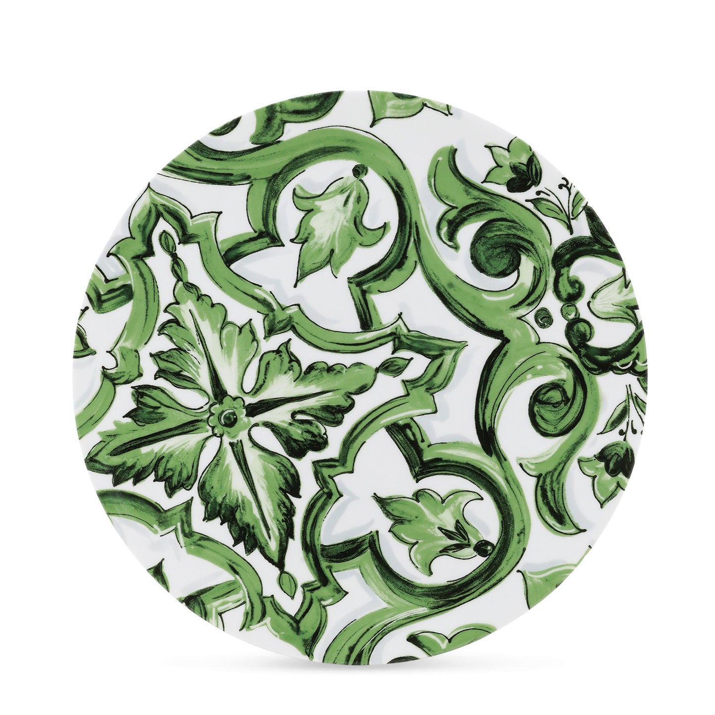 Piatto 31 cm Maiolica verde Dolce E Gabbana