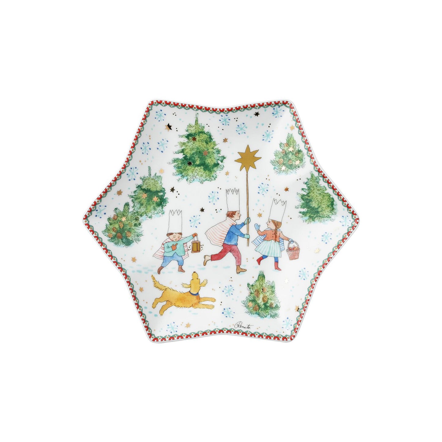 Coppa a stella 24 cm Christmas Games