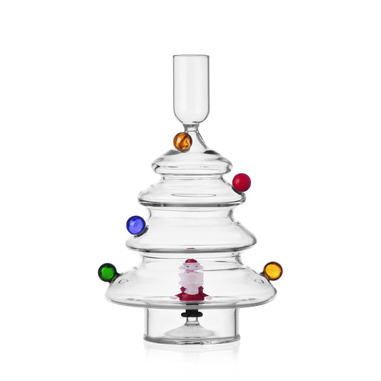 Candeliere Babbo Natale&palline colorate Ichendorf