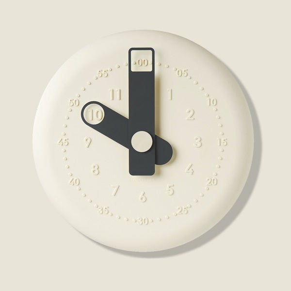 Orologio present 32 cm crema