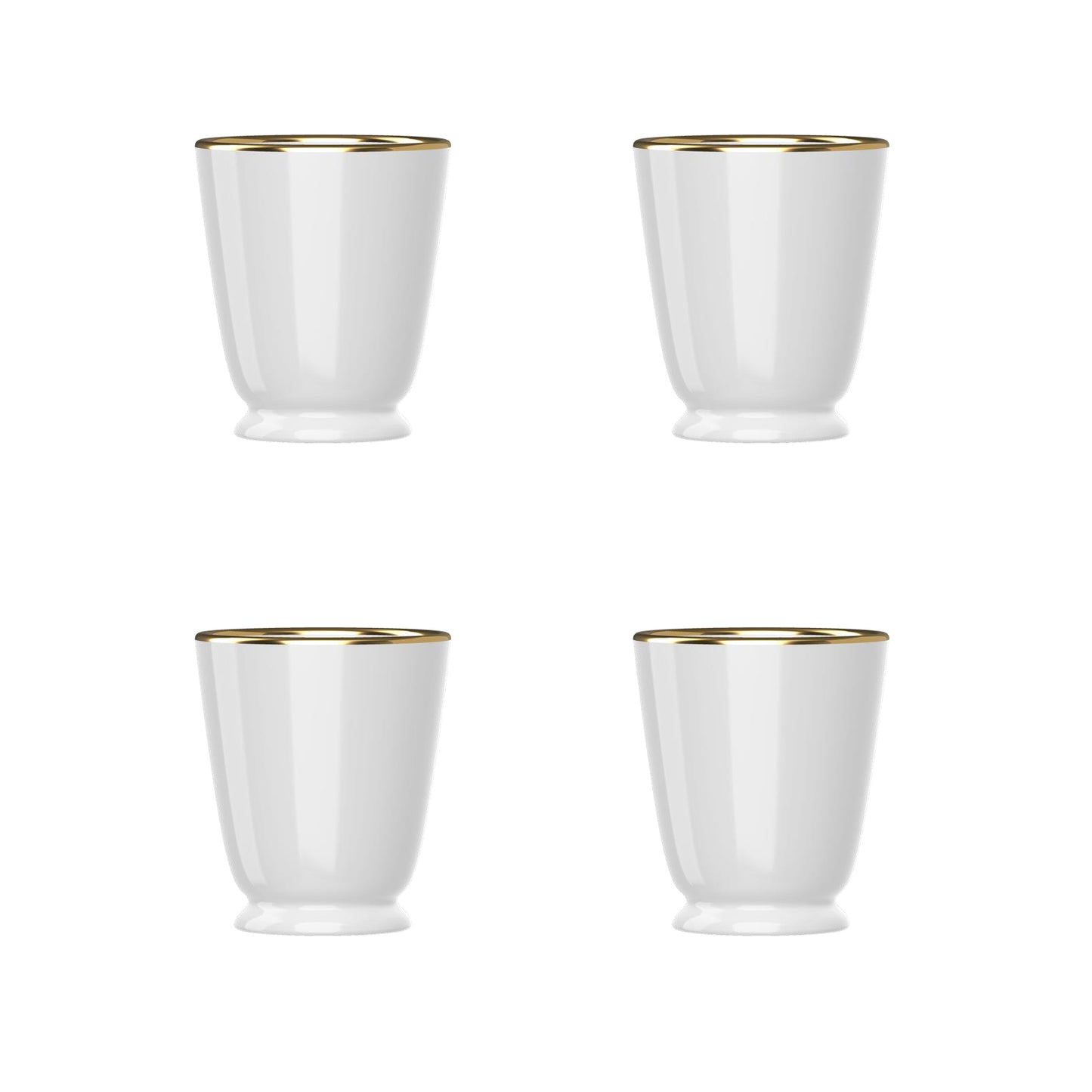 Set 4 Bicchierini Pure Gold
