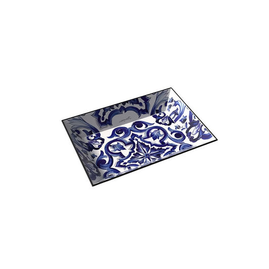 Svuotatasche Rettangolare Blu Mediterraneo Dolce E Gabbana